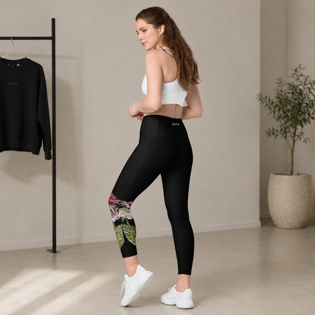 Amarylis Leggings with pockets in black