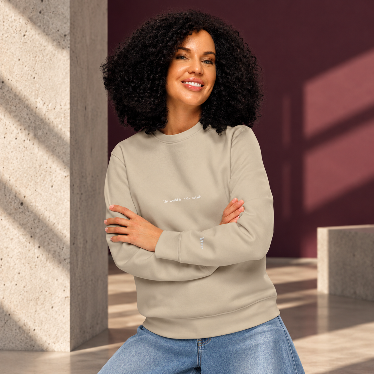 Unisex organic mid-weight sweatshirt