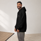 Unisex oversized hoodie, lily illustration — original art by Atme