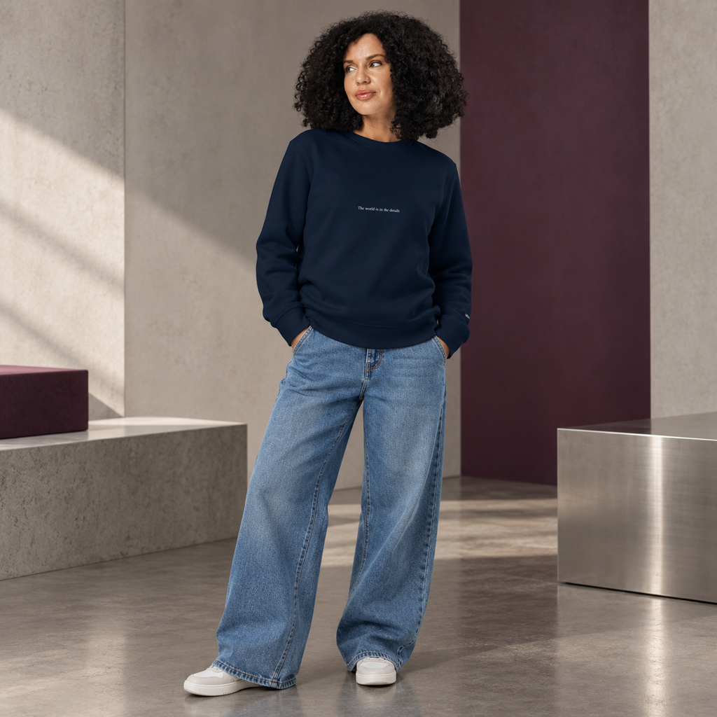 Unisex organic mid-weight sweatshirt