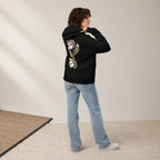 Hand-drawn lily botanical, unisex hoodie — Atme independent brand