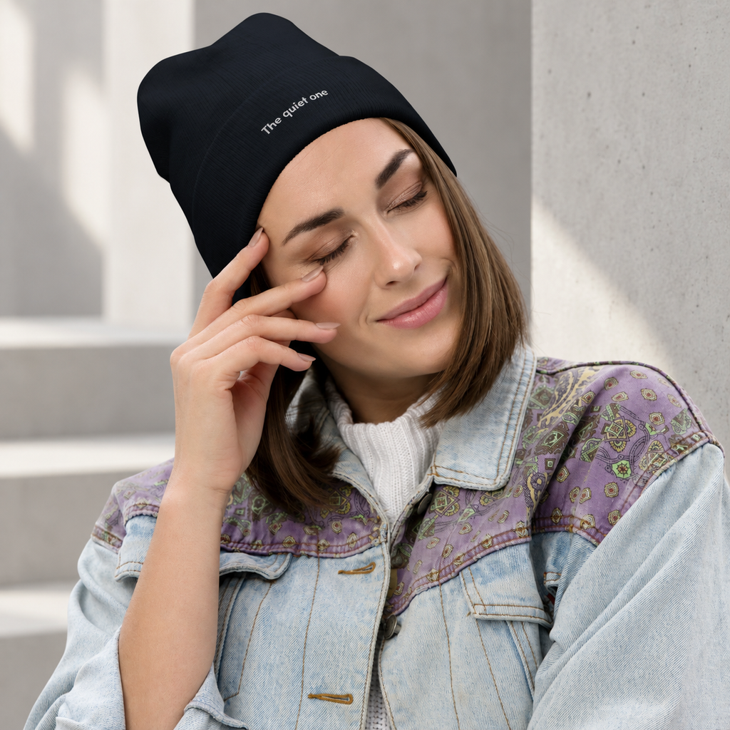 Embroidered Beanie