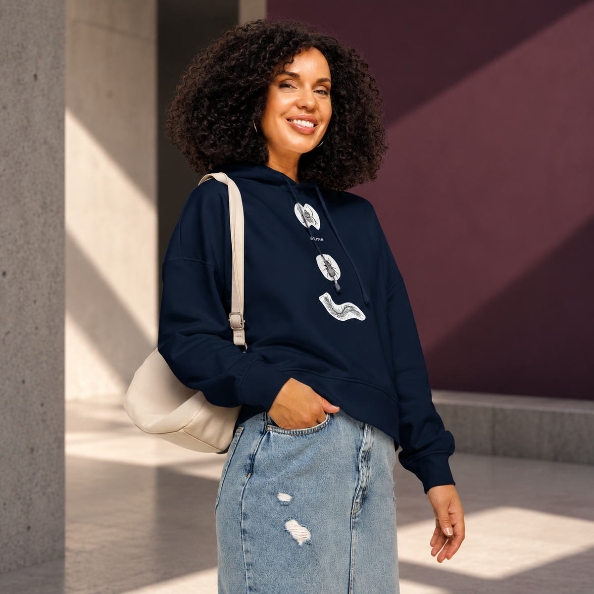 Women’s organic mid-weight hoodie