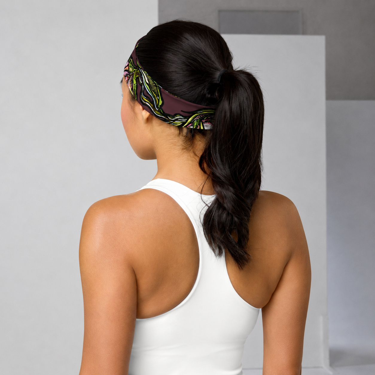 Lily Headband in Red Wine