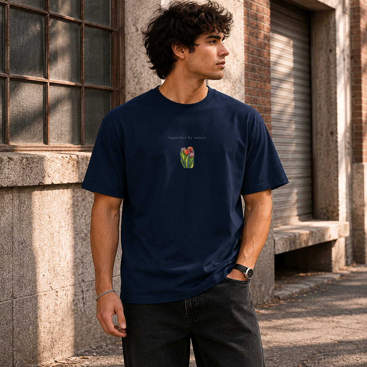 Tulips Organic Cotton T-Shirt - Imperfect By Nature