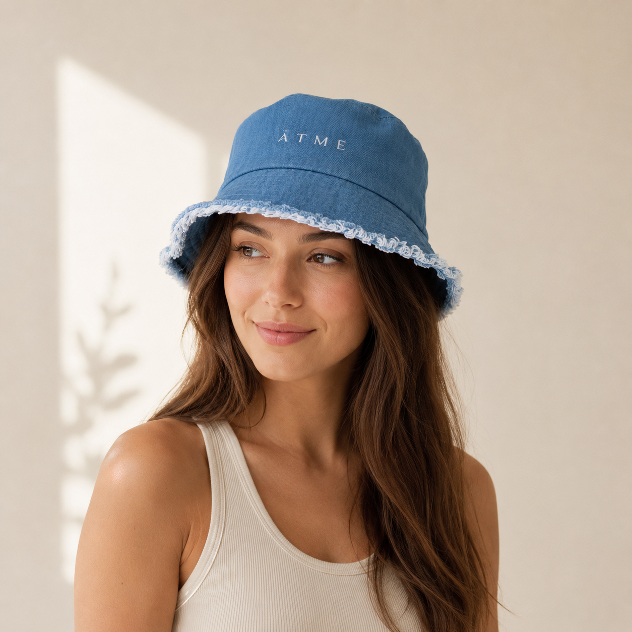ĀTME denim bucket hat back view — clean finish, ĀTME Original by Atme