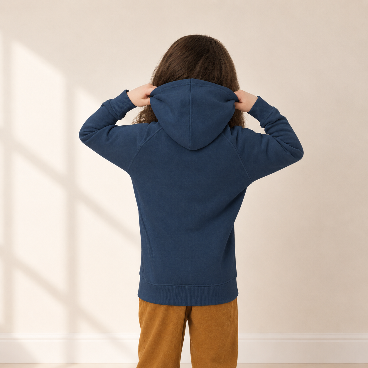 Hyacinth botanical kids hoodie — original art print, Wild Lines by Atme