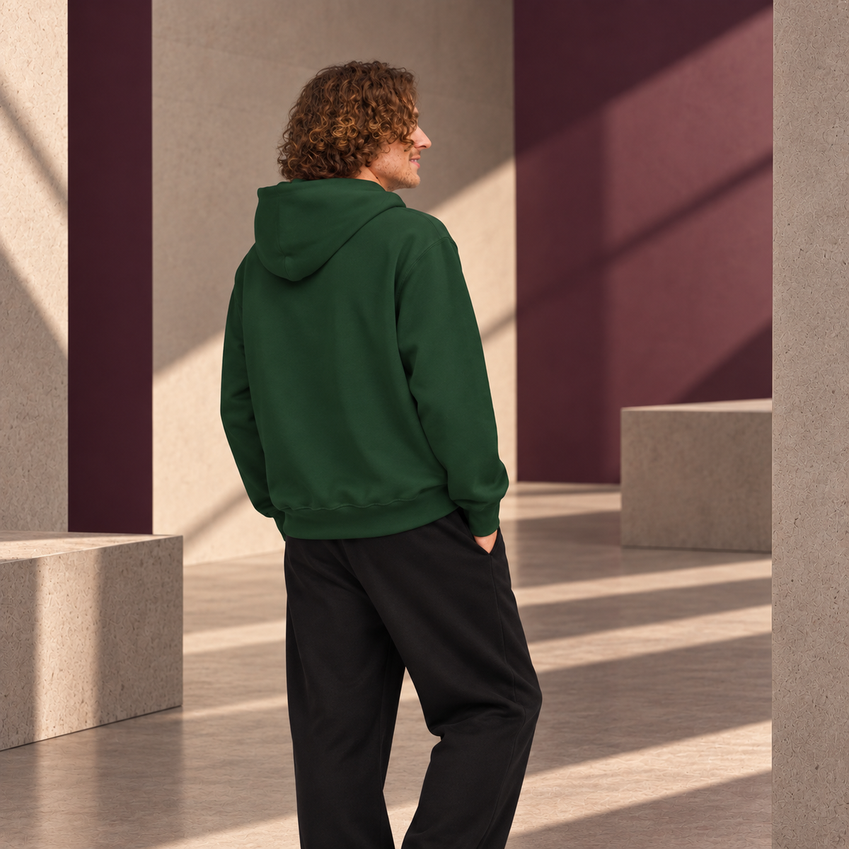 Stonozka - Oversized heavyweight hoodie for Men