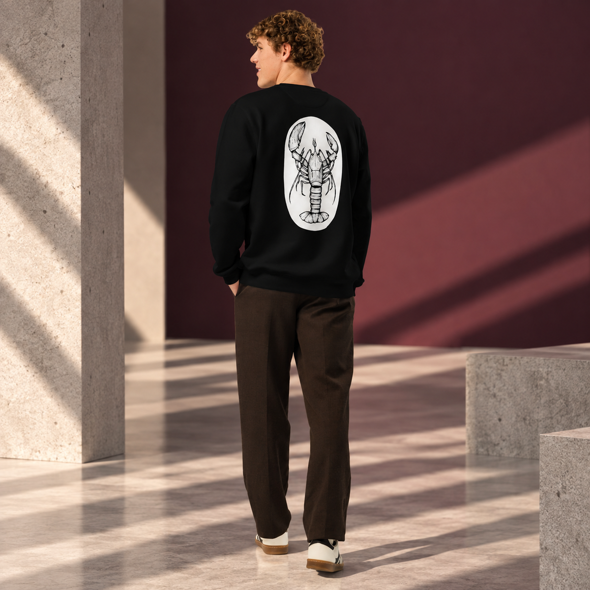 Unisex organic mid-weight sweatshirt