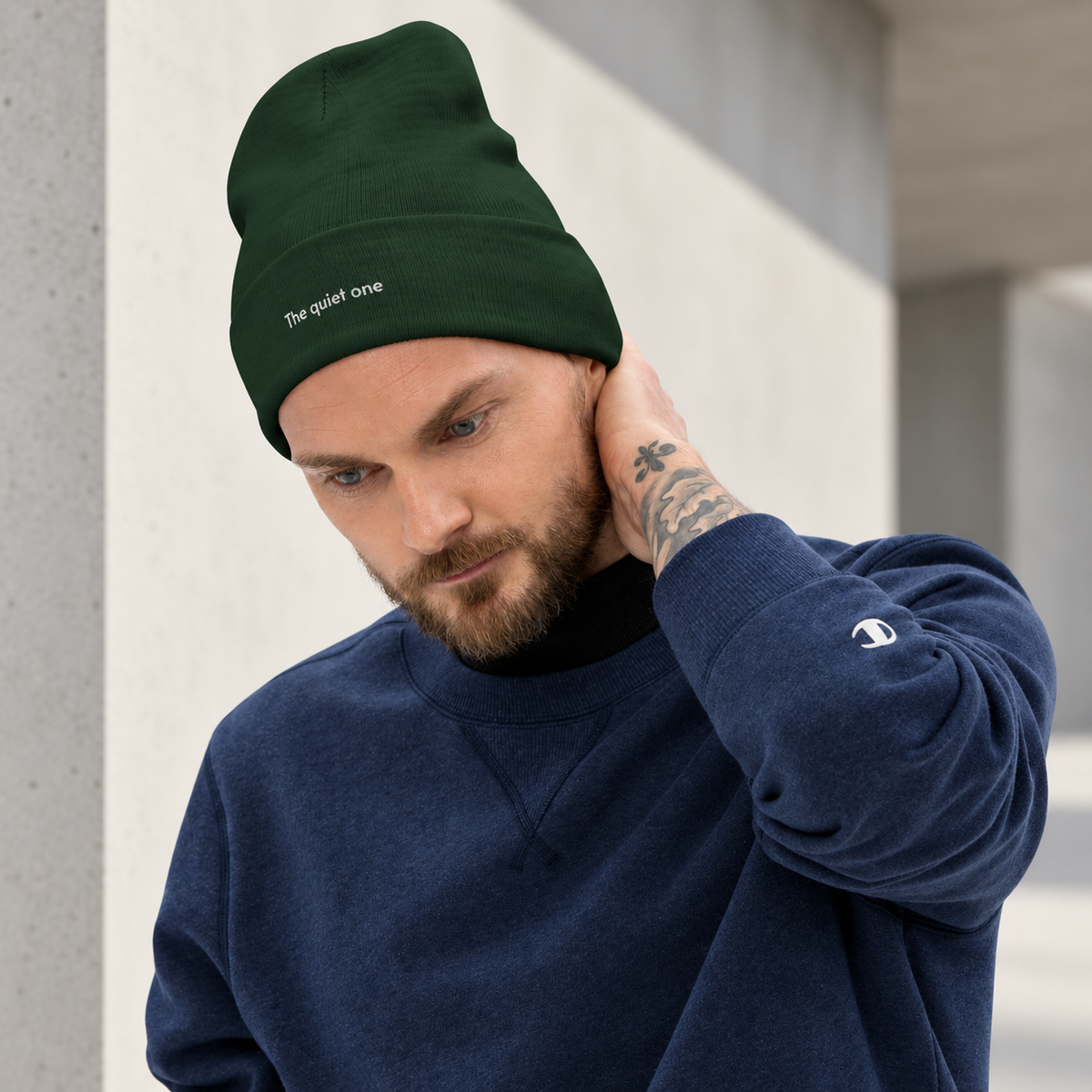 Embroidered Beanie