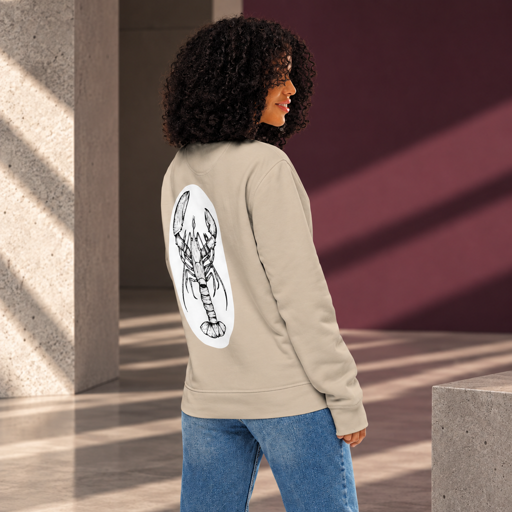 Unisex organic mid-weight sweatshirt