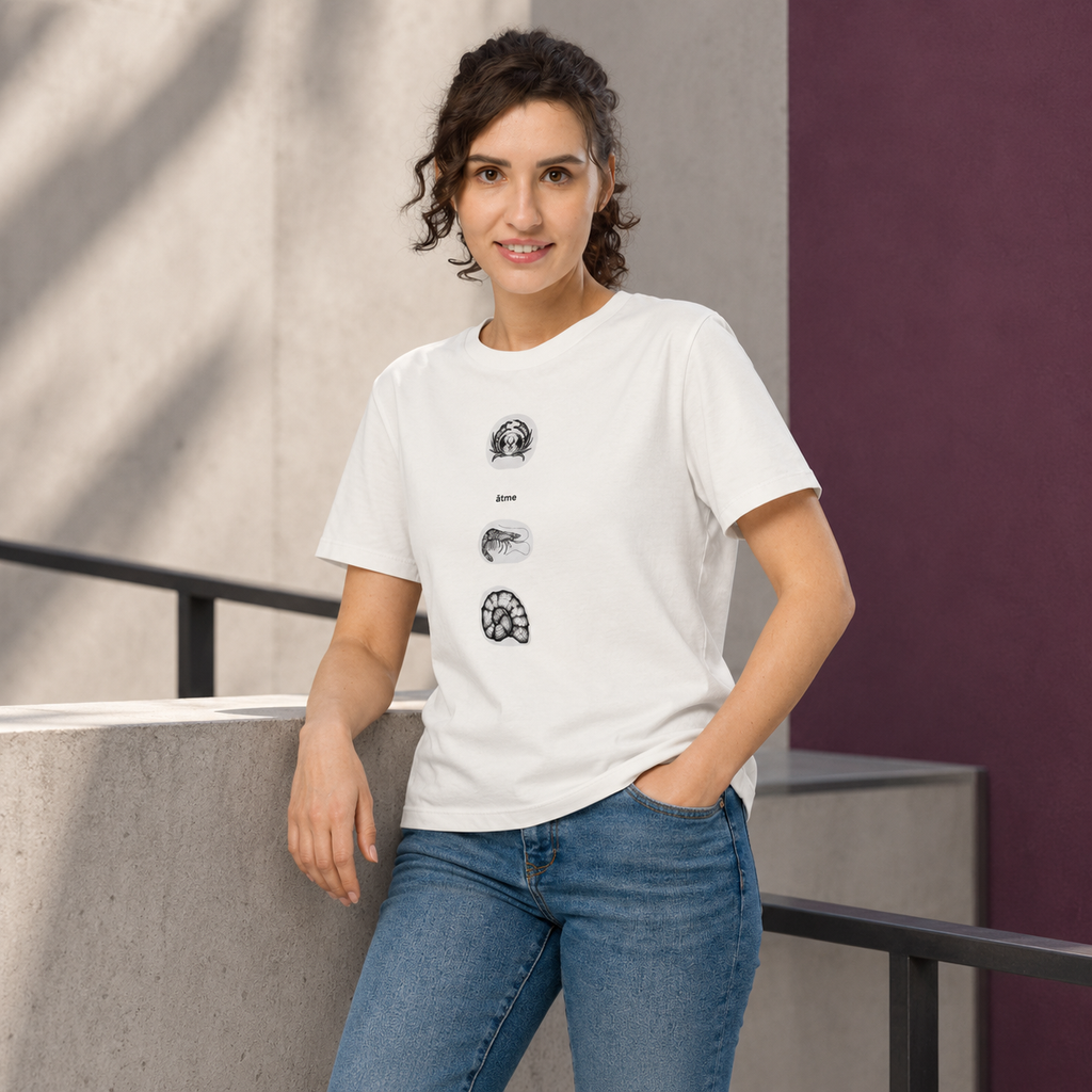 Women’s organic ribbed neck t-shirt