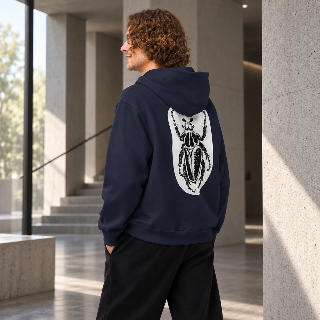 Oversized Heavyweight Hoodie for Men - In praise of small lives
