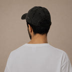 Cotton twill cap — embroidered Wild Lines artwork, Atme original design