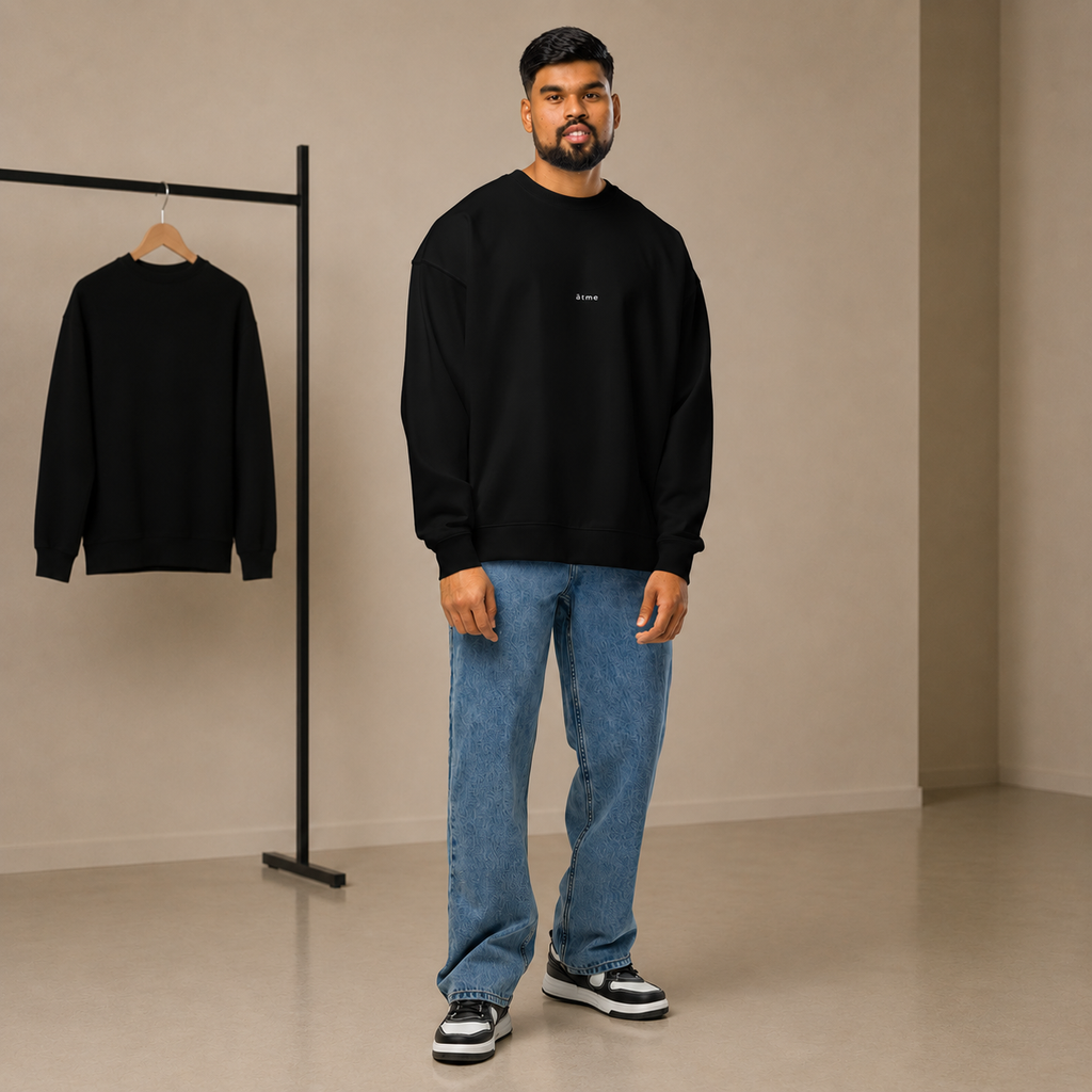 ĀTME Organic Oversized Sweatshirt for Men