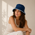 ĀTME denim bucket hat — structured unisex denim cap, ĀTME Original by Atme