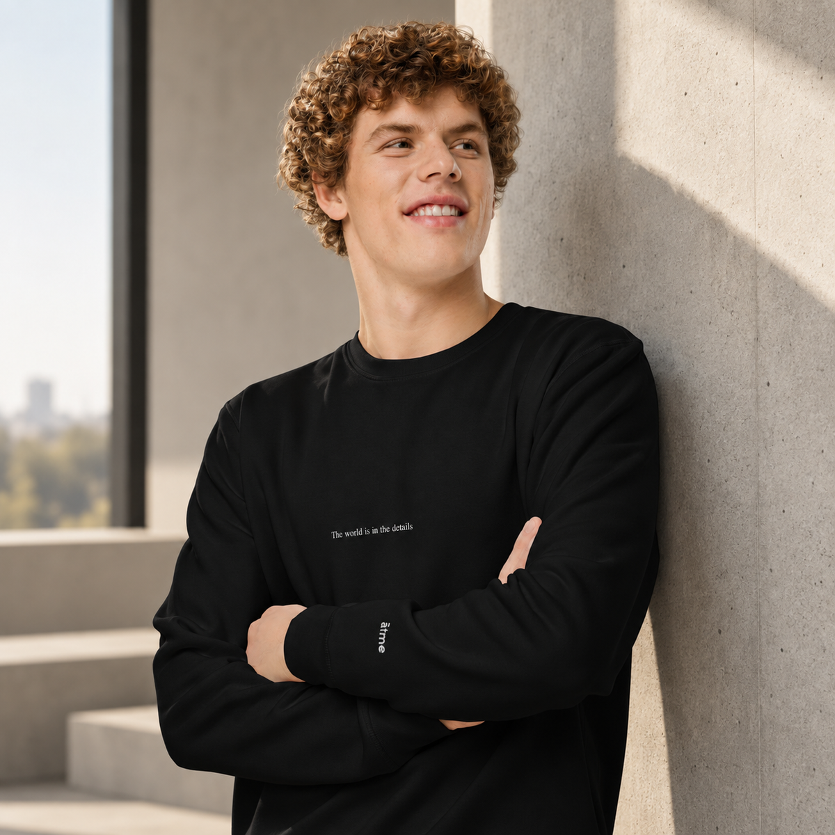 Unisex organic mid-weight sweatshirt