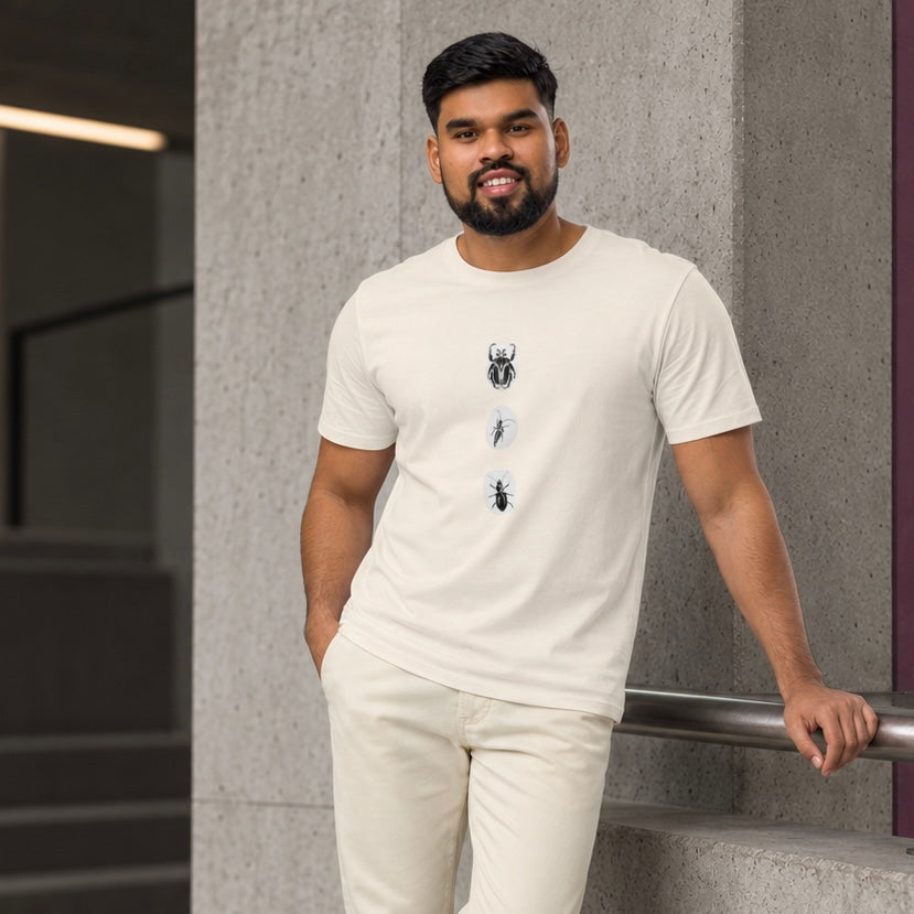 Organic Mid-light T-Shirt for Men - Small lives, in line
