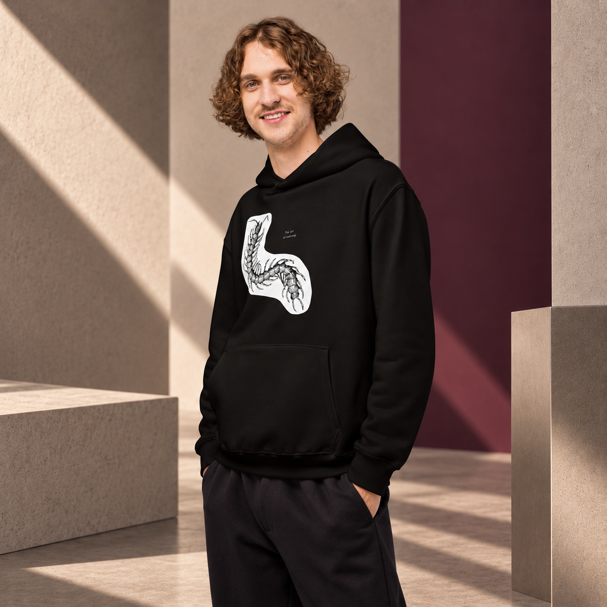 Stonozka - Oversized heavyweight hoodie for Men