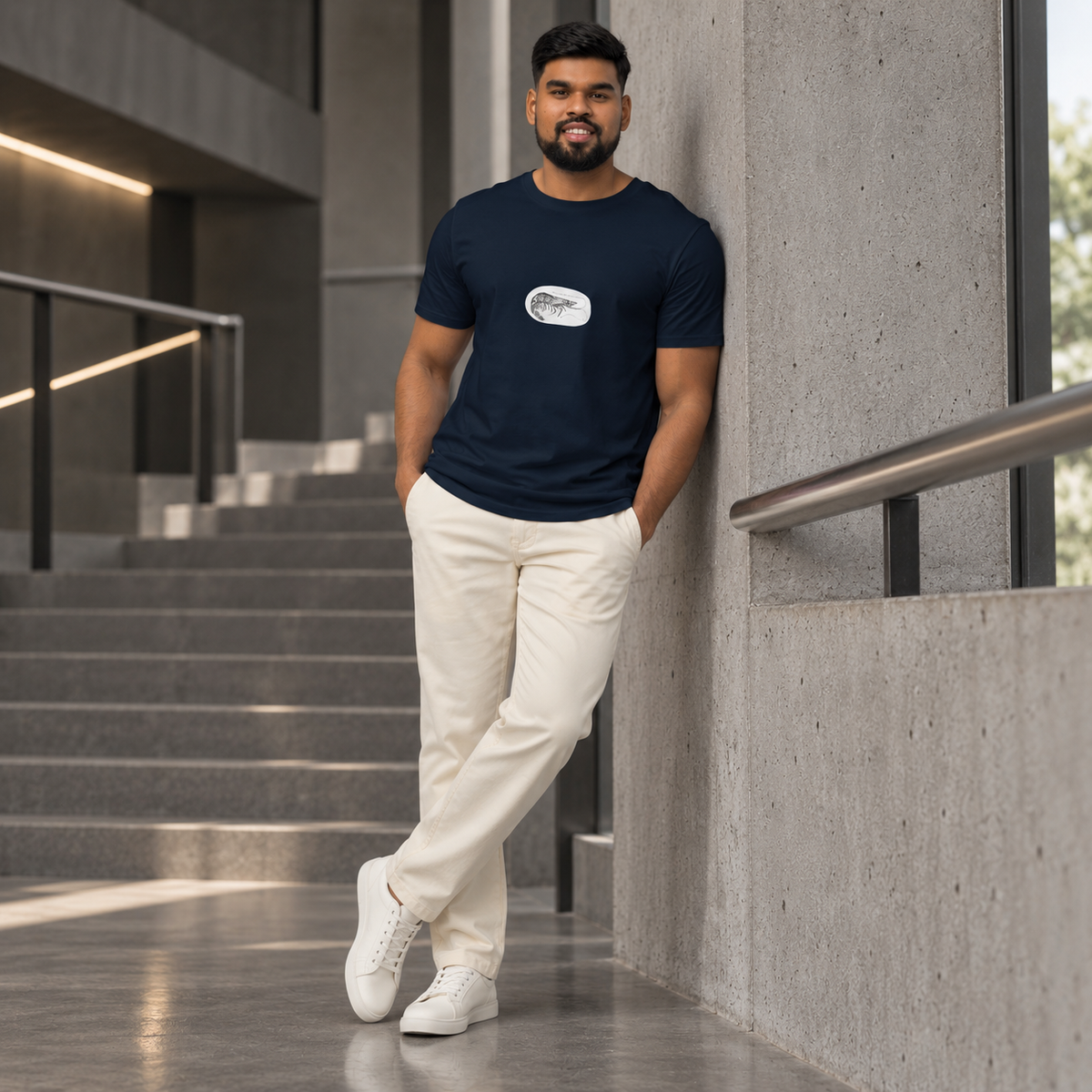Organic Mid-light T-Shirt for Men - One small life