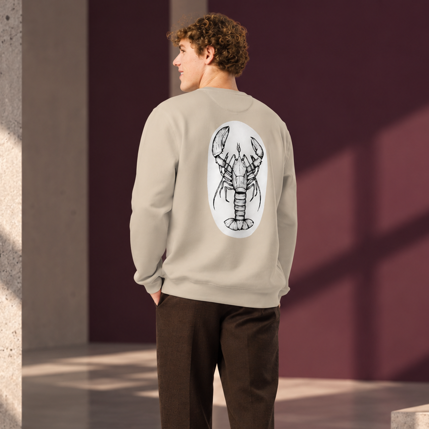 Unisex organic mid-weight sweatshirt