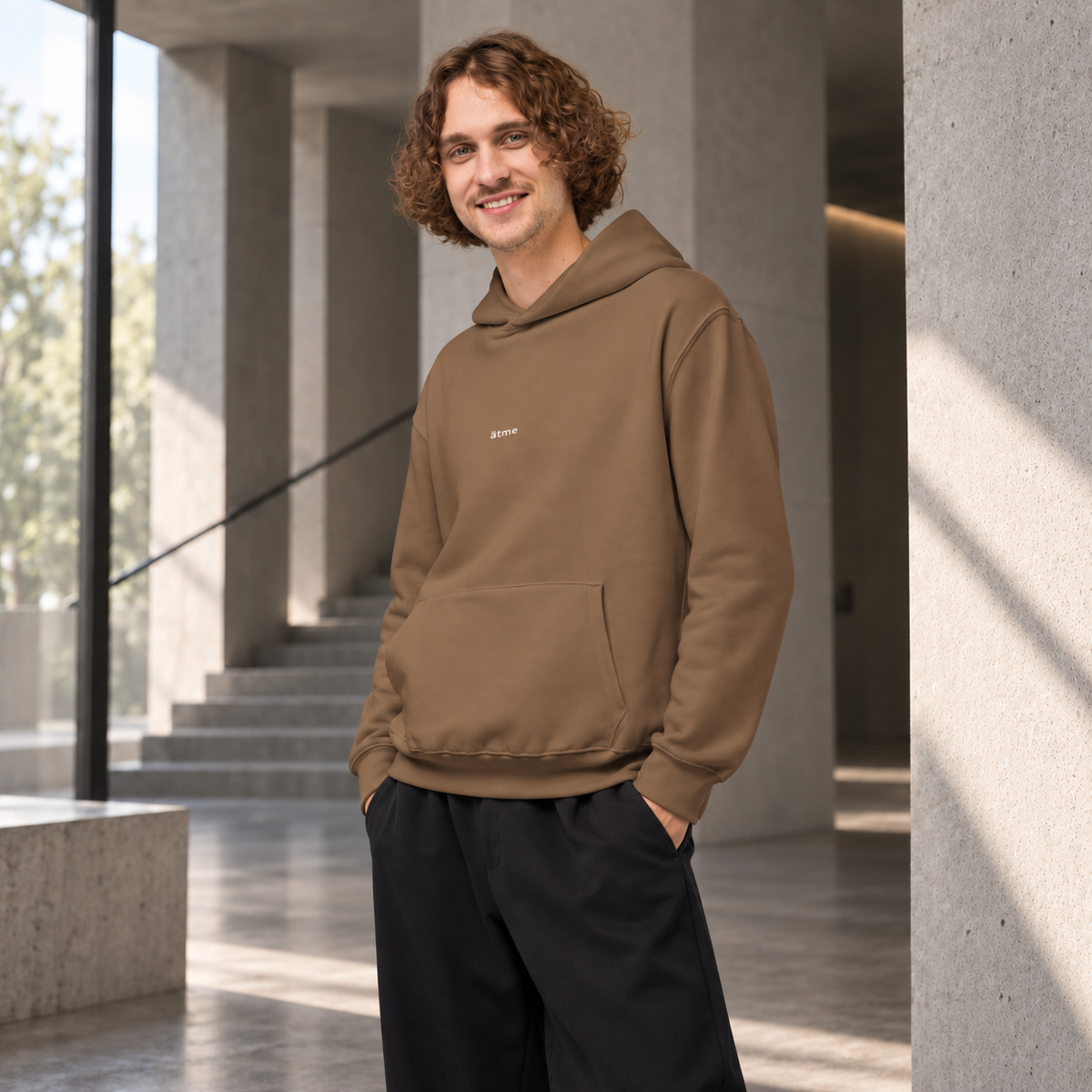 Oversized Heavyweight Hoodie for Men - In praise of small lives