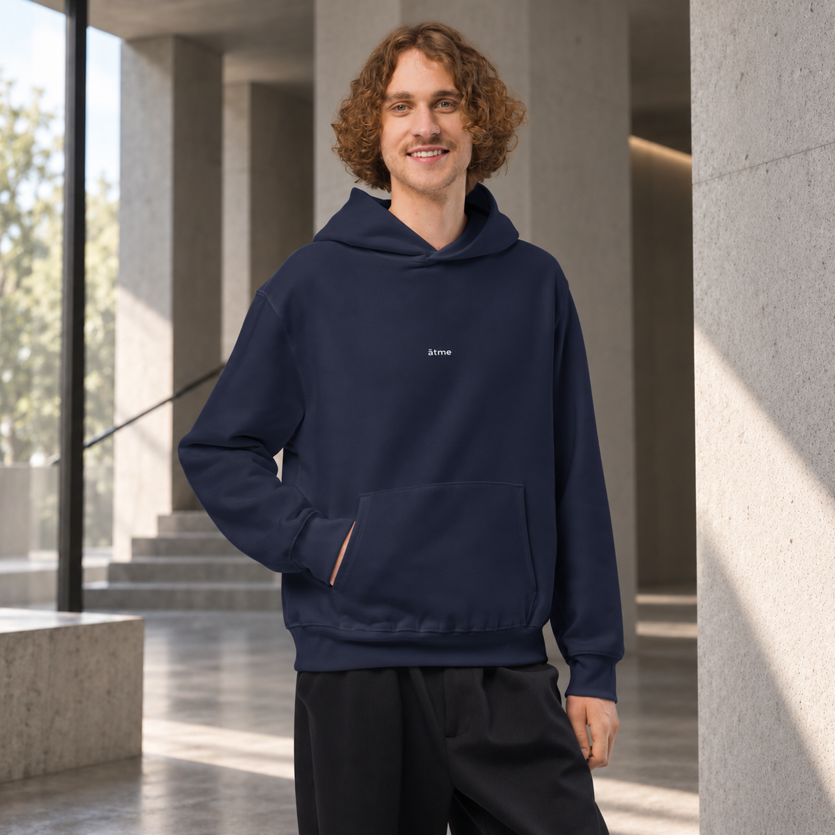 Oversized Heavyweight Hoodie for Men - In praise of small lives