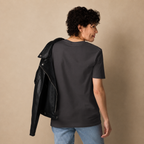 Unisex organic cotton t-shirt front view — intentional design, ĀTME Original by Atme