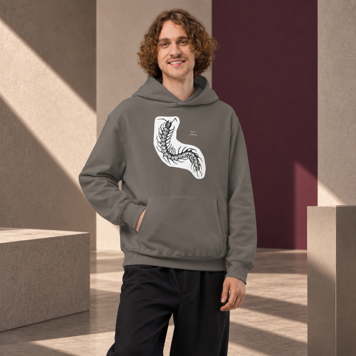 Stonozka - Oversized heavyweight hoodie for Men
