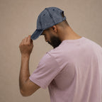 Embroidered botanical cap — Wild Lines Growing At My Own Pace, Atme