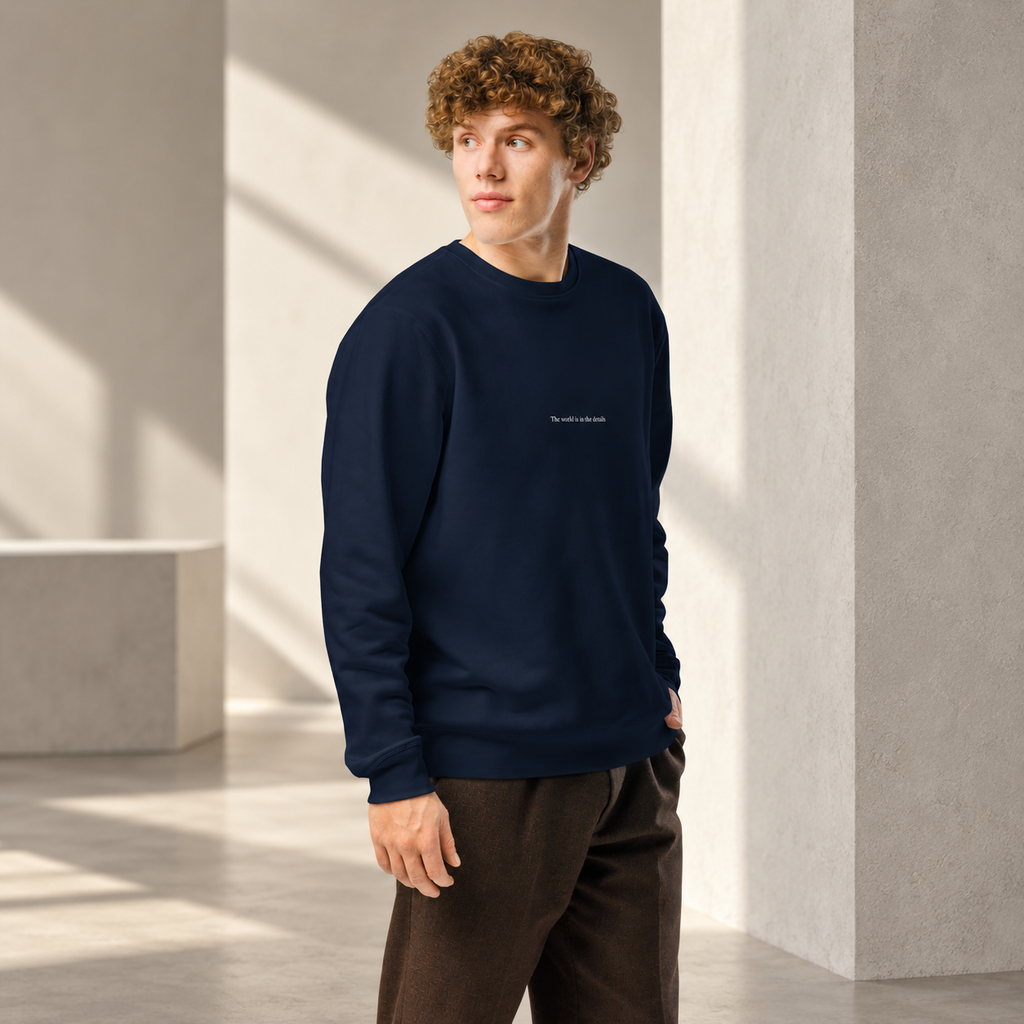 Unisex organic mid-weight sweatshirt