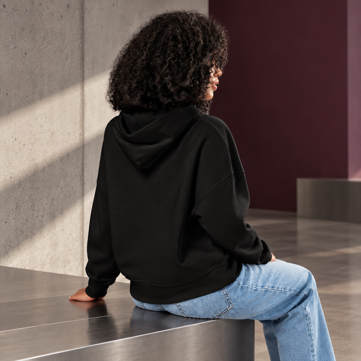 Women’s organic mid-weight hoodie