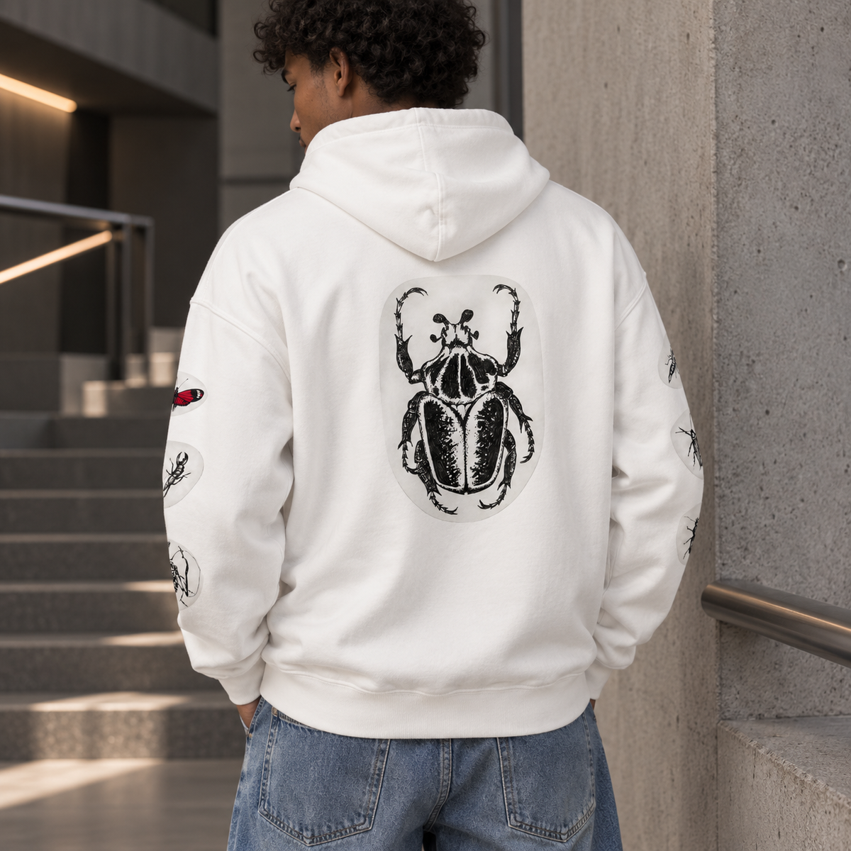 Heavy blend zip hoodie for men