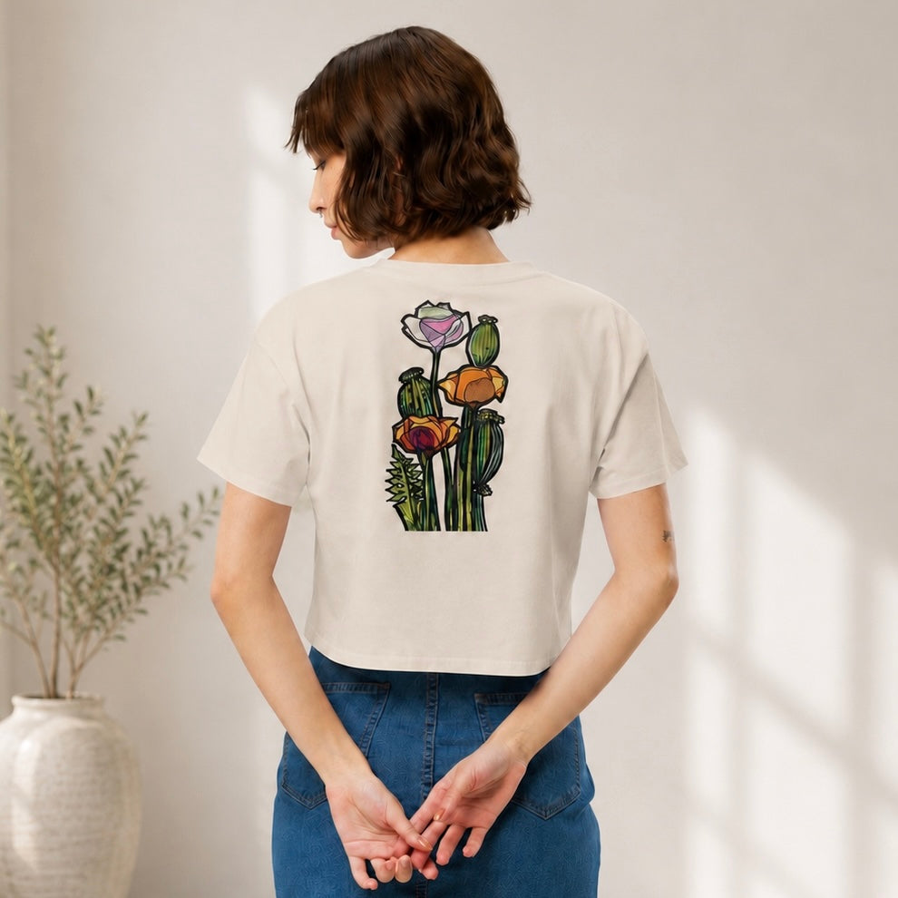 Wild Poppy Crop Top – Growing At My Own Pace
