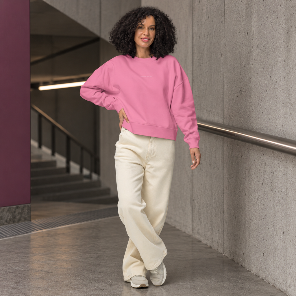 Women’s organic crew neck sweatshirt