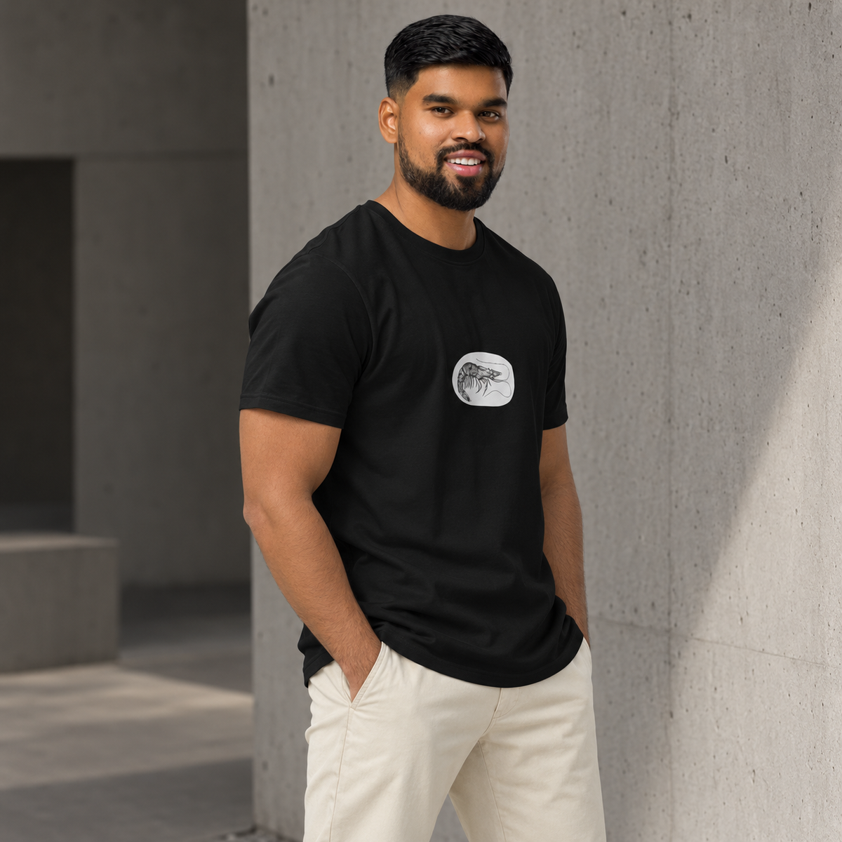 Organic Mid-light T-Shirt for Men - One small life