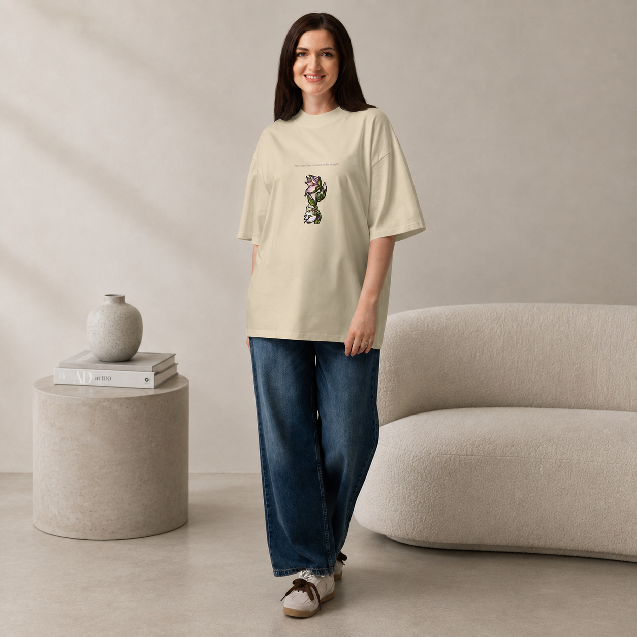 Lily Unisex Organic Oversized T-shirt