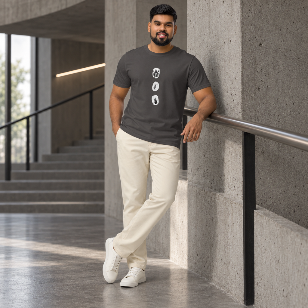 Organic Mid-light T-Shirt for Men - Small lives, in line