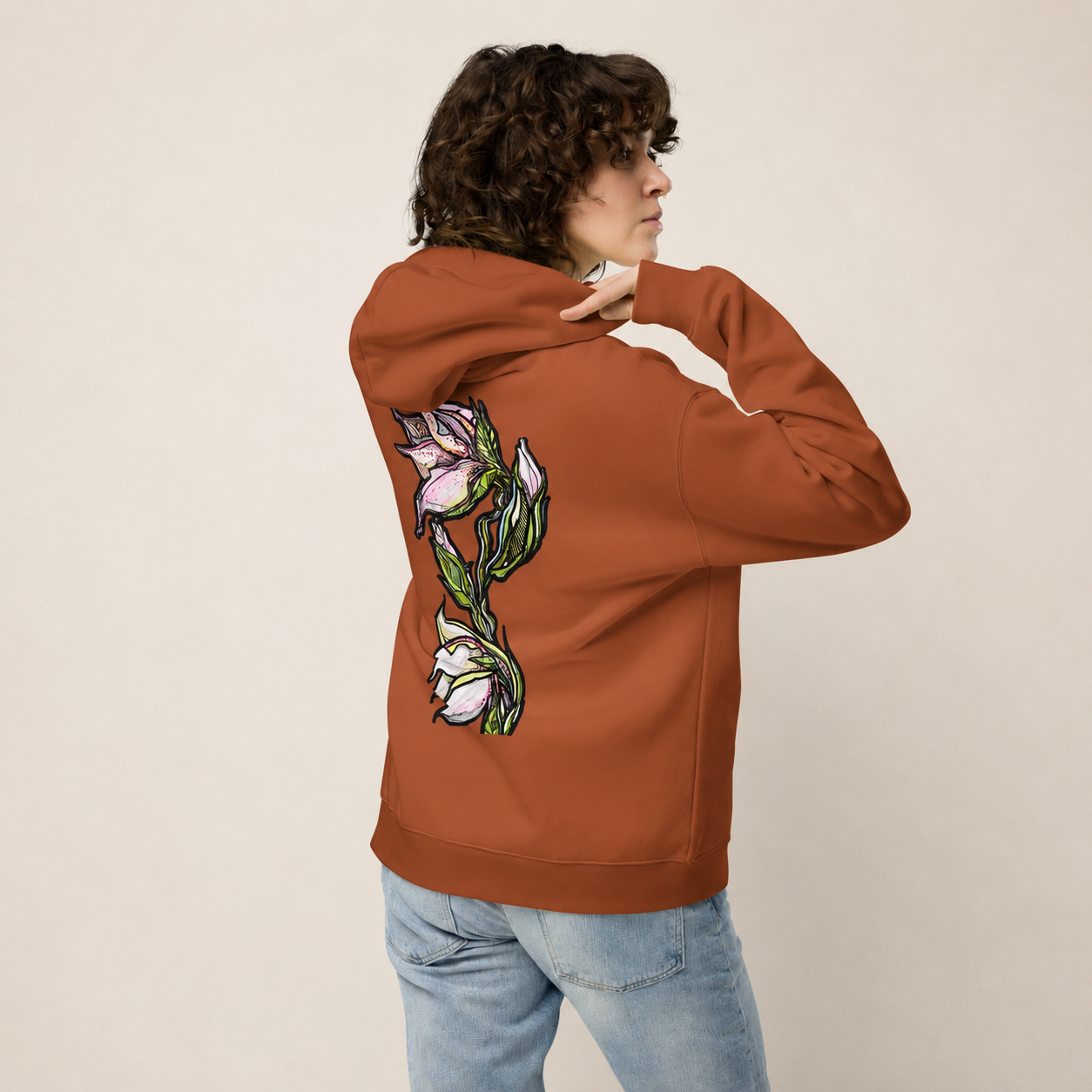 Lily Unisex Hoodie - Not Every Line Is Meant To Be Straight