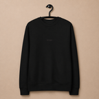 Women’s heavyweight organic sweatshirt detail — ribbed cuffs and collar, ĀTME Original by Atme