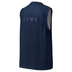 Wild One recycled basketball jersey white back — all-over printed back view, Wild Lines Collection by Atme