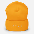ĀTME cuffed beanie back view — clean finish, ĀTME Original by Atme