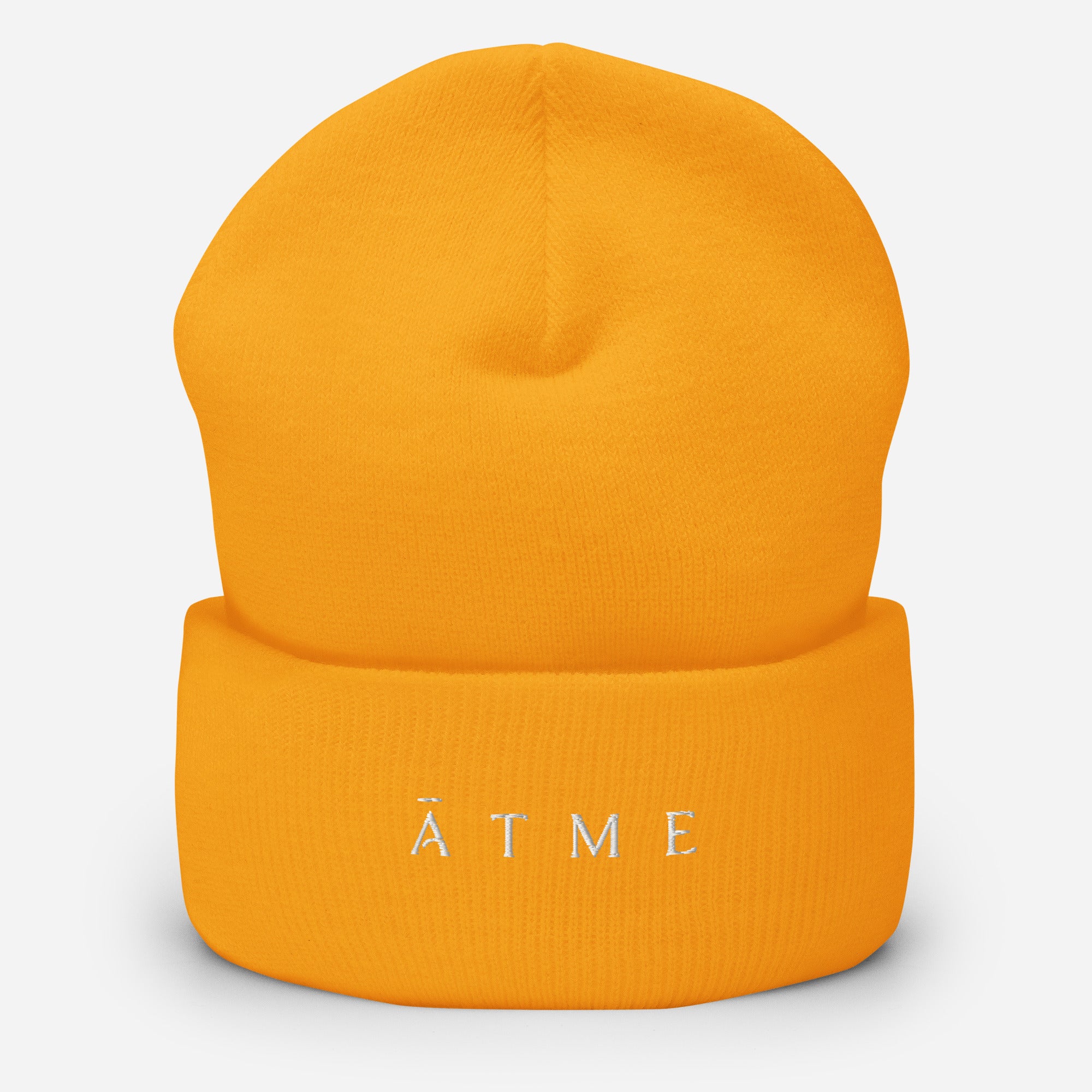ĀTME cuffed beanie back view — clean finish, ĀTME Original by Atme