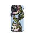 MagSafe iPhone case with hand-drawn lily illustration — Wild Lines collection by Atme