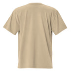Wild Lines oversized tee with original poppy illustration — faded cotton, Atme
