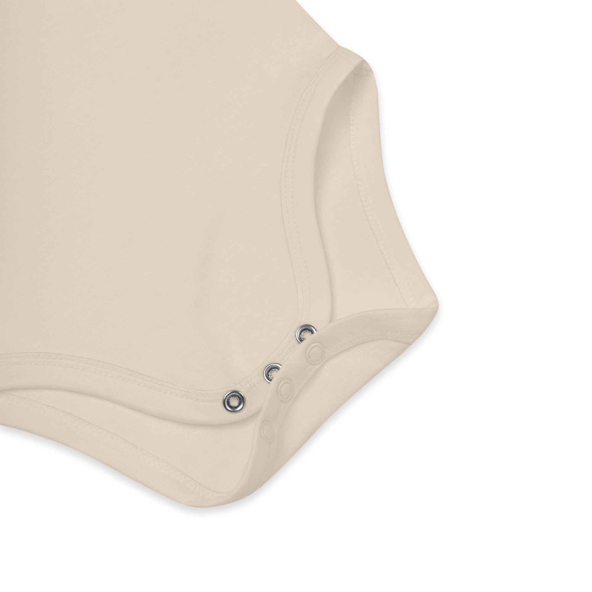 Bulb art baby bodysuit — hand-drawn botanical print on organic cotton, Atme