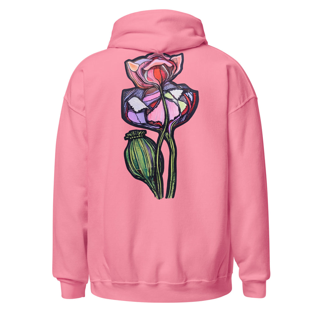 Botanical illustration hoodie — Wild One growing at my own pace, Wild Lines by Atme