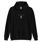 Botanical Tulips hoodie — artist-drawn floral print, Atme