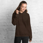 Wild One hoodie — hand-drawn botanical illustration on organic cotton, Wild Lines by Atme