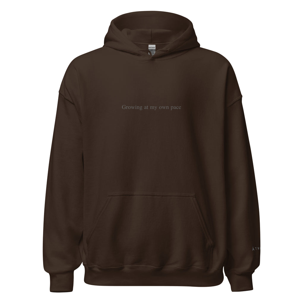 Hand-drawn Wild One hoodie — original botanical design, Wild Lines by Atme
